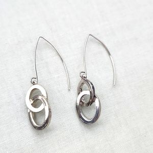 Silver earrings